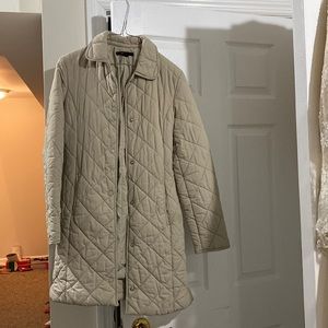 Zara quilted puffer coat.